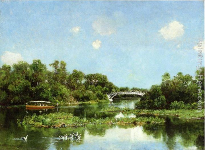 South End of Wooded Island painting - Hugh Bolton Jones South End of Wooded Island art painting
